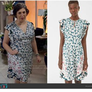 REBECCA TAYLOR silk blend dress